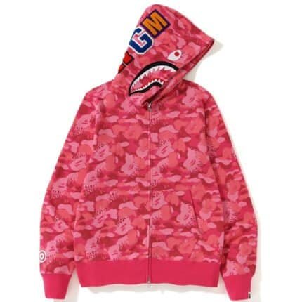 BAPE Shark Fire Camo Hoodie