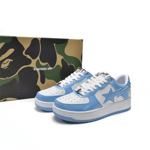 BAPESTA Patent Leather Sneakers