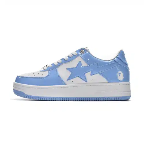 BAPESTA Patent Leather Sneakers