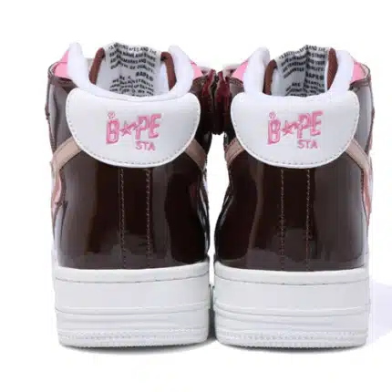 BAPESTA Pink Mid Shoes