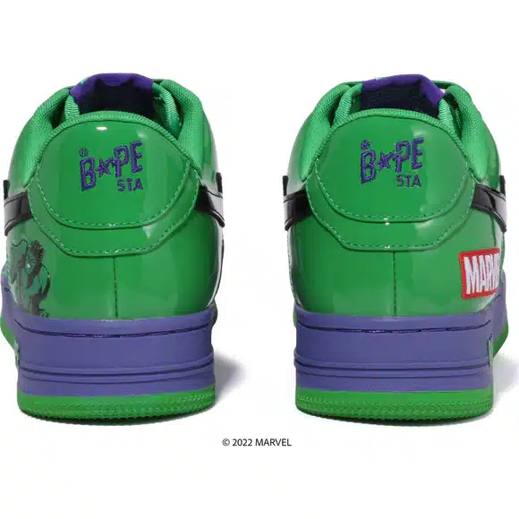BAPESTA x MARVEL Hulk Low Sneakers