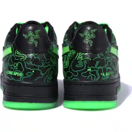 Razer X Bapesta Neon Camo Shoe