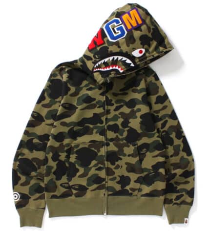 BAPE 1st Camo Shark Full Zip Hoodie