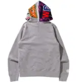BAPE Color Camo Shark Zip Up Hoodie