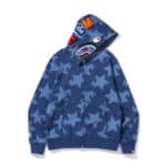 BAPE Shark STA Pattern Full Zip Hoodie