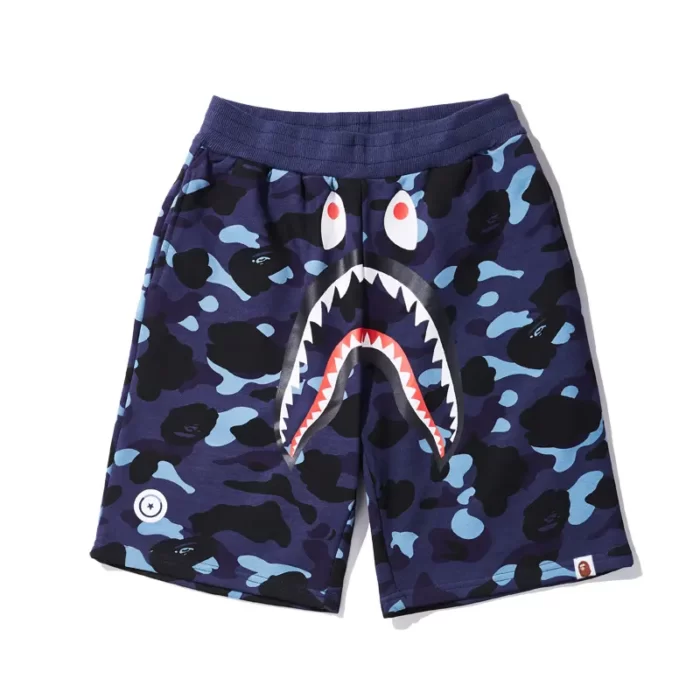 Bape Shark Camouflage Casual Shorts