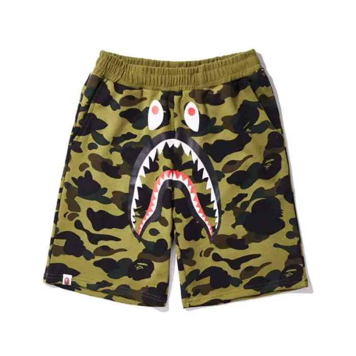 Bape Shark Camouflage Casual Shorts