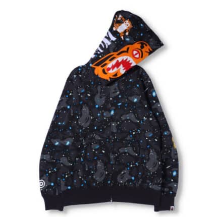 Space Camo Tiger Full Zip Hoodie