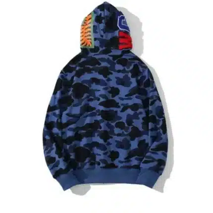 BAPE Blue CAMO Hoodie