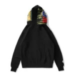 BAPE Detatchable Shark Black Hoodie