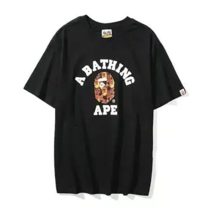 Bape 1st Camo Collage T-Shirt - front - Black